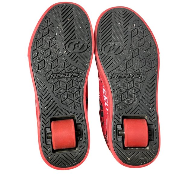 Heelys Pro 20 Prints Logo Wheeled Shoes Sneakers Red Sz 1 (YOUTH) - Picture 9 of 11
